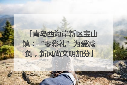 青岛西海岸新区宝山镇：“零彩礼”为爱减负，新风尚文明加分