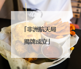 非洲航天局揭牌成立