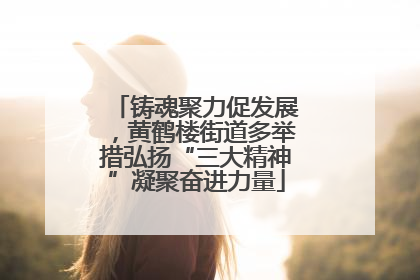 铸魂聚力促发展，黄鹤楼街道多举措弘扬“三大精神”凝聚奋进力量