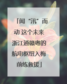 闻“汛”而动 这个未来浙江通赣粤的航电枢纽入梅前练救援