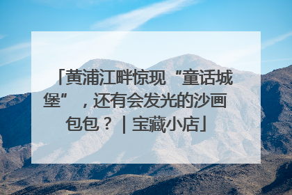 黄浦江畔惊现“童话城堡”，还有会发光的沙画包包？｜宝藏小店