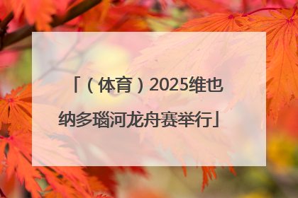 （体育）2025维也纳多瑙河龙舟赛举行
