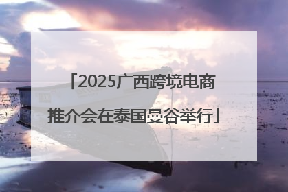 2025广西跨境电商推介会在泰国曼谷举行