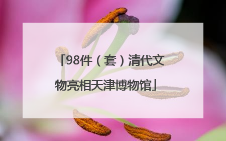 98件（套）清代文物亮相天津博物馆