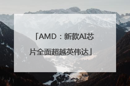 AMD：新款AI芯片全面超越英伟达