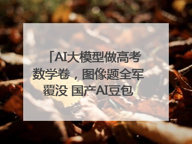 AI大模型做高考数学卷，图像题全军覆没 国产AI豆包和DeepSeek均得分144