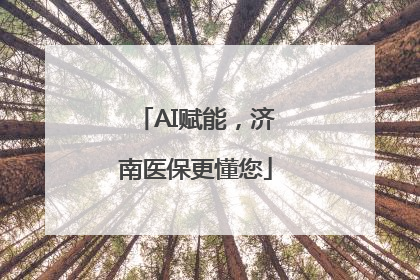 AI赋能，济南医保更懂您